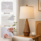 Drum Lampshades Set Of 2  Fabric Lampshades For Table Lamps Floor Lamps  Medium 