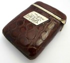 Fine Custom Made Antique Cast Silver Victorian Match Safe 4 Hallmarks Dated 1897