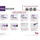 Pack Of 9 Super Sani-cloth   Premoistened Germicidal Manual Pull Wipe 80 Count 