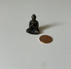 1 2  Bronze Buddha Figure-pure Brass Sakyamuni-pocket Spirituality-bonsai Plant