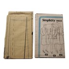 1980 s Simplicity Misses  Coat Pattern 9825 Size 14 Factory Folded 3 Styles