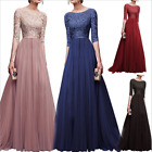 Women Formal Wedding Bridesmaid Long Evening Party Prom Ball Gown Cocktail Dress
