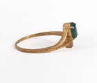 0 20ct Natural Emerald Green Oval With Diamond 18k Yellow Gold Engagement Ring