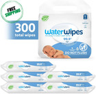 Waterwipes Plastic-free Original Baby Wipes  Hypoallergenic 300 Count 5 Packs