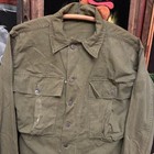 Vintage Ww2 Us Army 2nd Pattern Hbt 13 Stars Button Combat Field Shirt Gas Flap