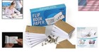 Kids Flipbook Paper Set - 1480 Pages For Drawing   Sketching With Binding Screws