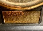 Antique Wm Wrigley Jr   Co No 99 General Store Brass Scale Chicago 1902-1908