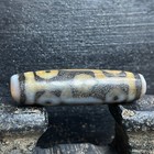 Ancient Tibetan 9 Eye Dzi Bead Old Agate Amulet Pendant 13  53mm  6366