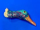 Duck s Mallard Head 5 5  Rarest 1984  Mimi Di N Signed Enameled Belt Buckle