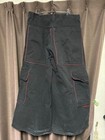 Kikwear Menace Vintage 90s Rave Wide Leg Cargo Pants Size L Baggy Loose Skate