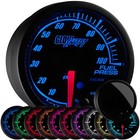 Slightly Used Glowshift Elite 10 Color 100 Psi Fuel Pressure Gauge Kit W Sensor