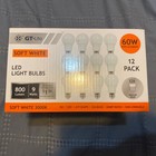 12-pack 60 Watt Replacement Gt-lite Electric 3000k Soft White Led 9w E26 Base