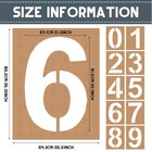 Briwooody 32 Inch Large Number Stencil Kit - Reusable Pavement   Cake Stencils