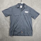 Dickies Mens Short Sleeve Work Shirt Arrogant Brewing Gray Size M