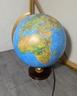 Vintage Replogle World Horizon Series 12  Lighted Desktop Globe Illuminated G62