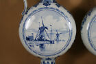 Pair Large Antique Delft Porceleyne Fles Jugs 1885