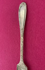 Stieff Rose Repouss 5 7  Sterling Silver Infant Baby Feeding Spoon No Mono 25 5g