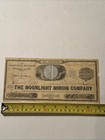 Vintage Moonlight Mining Stock Certificate Pinal Arizona San Francisco 1878