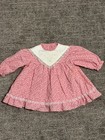 Vintage Mayfair Baby Girls Dress Size 6-9 Months  14-18 Pounds  Easter pink