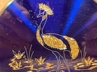 Vintage Rare  engraved Gold Toned Bird Design  Stratton Compact