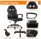 Best Massage Racing Ergonomic Computer Gaming Chair - Black