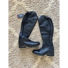 Ariat V Sport Tall Zip Black Leather Riding Boots Womens 8 5b Wide Calf Nwt