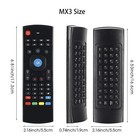 Mx3 Voice Air Mouse Mini Keyboard Wireless Remote  2 4g Multifunctional Fly M   