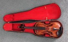Restored Antique Early Hopf 4 4 German Trade Violin With Hard Case - Circa 1870