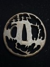  Tsuba Akasaka Koshirae Japanese Sword Fitting Antique Art Edo Period