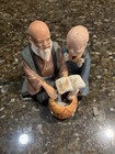 Jakarta Urasaki Vintage Old Man And Old Women Japanese Pottery Figure