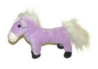 Purple Lavender Plush Pony  Horse 12  Long 7  Tall White Mane And Tail Lovey