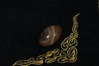 Ancient Central Asian Banded Agate Stone Bead With Eye In Perfect Condition