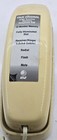 At t Trimline 230 Vintage Push Button Wall Telephone Light Tan 1980s Corded