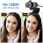 Usb Streaming Web Camera With Microphone 1080p Hd Webcam For Pc Desktop   Laptop
