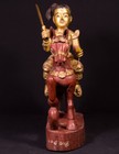 Antique Burmese Nat Statue From Burma  19th Century