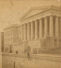 B815  Popular Series Stereoview    -  Otto Dicycle  Treasury  Wash  Dc   1880s