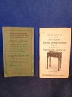 Singer Electric Sewing Machine Manual 66-6 Instruction Book Booklet Vintage 1934