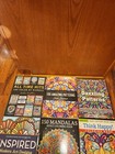 Lot Of 14 Adult Coloring Books By Bendon Relax Rewind Mandalas   Variety Unused 