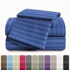 4 Piece Bed Sheet Set Hotel Luxury Ultra Soft Microfiber Deep Pocket Sheets Set