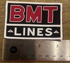 Bmt Lines Woven Patch Nyc Subway Vintage Sign
