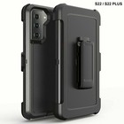 Defender Shockproof Case For Samsung Galaxy S22plus s22 Ultra Belt Clip Optional