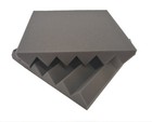 6 Pack Wedge Premium Acoustic Sound Proofing Studio Foam Wall Tiles 12x12 X2 Gry