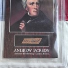 Andrew Jackson Handwritten Word Removed From An Autograph Letter Signed Bas