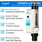 Complete Saltwater Pool System Up To 10 16 26k Gallons  Salt Chlorine Generator