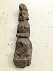 Rare Old Vintage Unique Wooden Tribal Indian Hand Carved Putli Figure Statue
