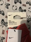 Nike Alpha Elite Batting Golves Baseball Red Dri-fit Size L