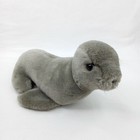 Vintage 1976 Dakin Gray Seal Pup Plush Toy Sea Lion Stuffed Animal 