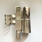 100  Handmade Silver Plated Alto Saxophone Mouthpiece Size 5-8 W ligature Nice