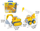 Construction Truck W  Road Signs Stem Education Diy Engineering Kids Toy Set