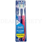 Oral-b Pulsar Medium Bristle Toothbrush 2 Count Each Lot Of 2